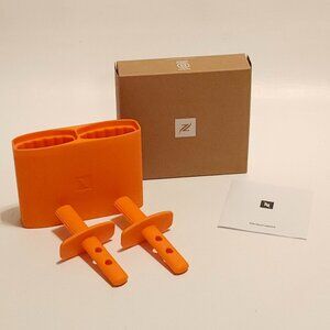 NESPRESSO Ice Lolly Mold | Coffee Accessories Brand New In Package BRIGHT Orange